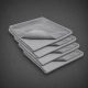SUBIC SZEGÉLYMENTES MIKROSZÁLAS KENDŐ 380GSM - 4db szürke