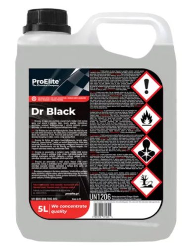 PROELITE DR BLACK GUMI ÉS MŰANYAG ÁPOLÓ 5L