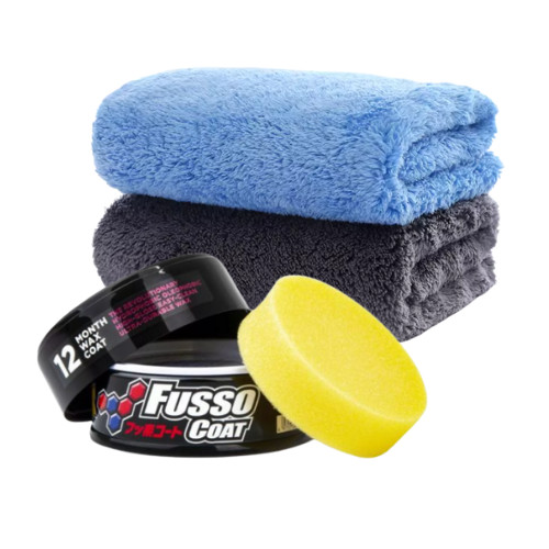 Fusso Coat 12 Months Wax + 2db 500gsm mikroszálas