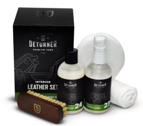 DETURNER LEATHER SET BŐRÁPOLÓ & TISZTÍTÓ KÉSZLET