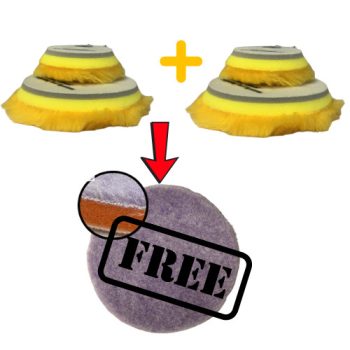   2db Performance Medium gyapjú pad 125mm + INGYEN 1db PERFORMANCE DA GYAPJÚ PAD 125mm