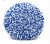 Single-side wool pad 175mm-230mm Blue&White