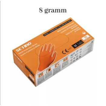 SETINO 8g Nitril Kesztyű (Extra Vastag) XL Méret