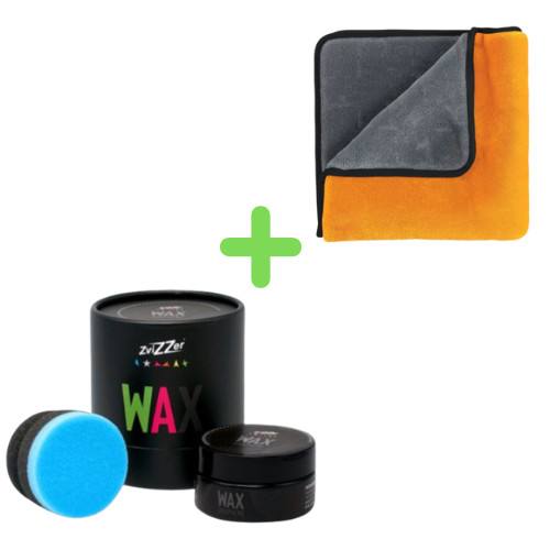 Zvizzer Grafén Wax 100ml + MIKROSZÁLAS KENDŐ (600 GSM) 40x40