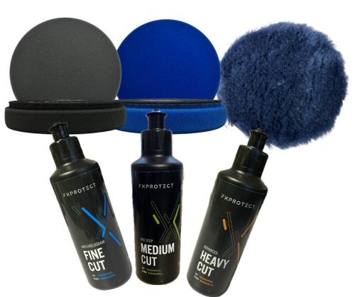  Fx Protect Polírozó Vegyület Csomag 3x250ml + 3db Polírozópad