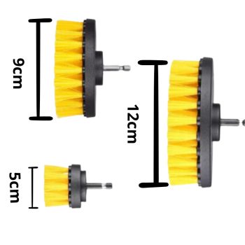 Fúróba Fogható Kefe Szett 3db