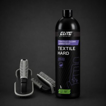   Elite Detailer Textile Hard 1L + Fúróba Fogható Kemény Kör Kefe 